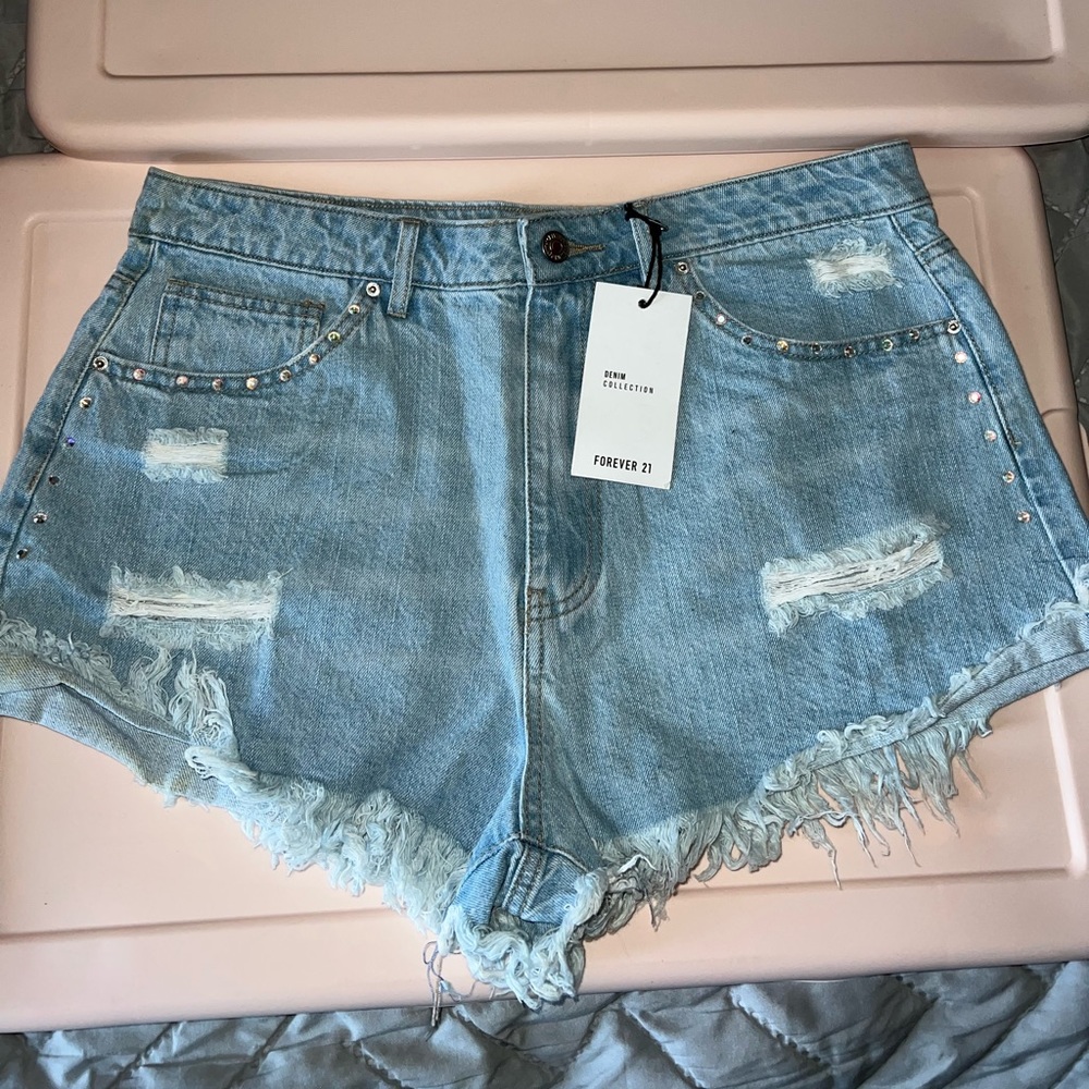 Forever 21 denim shorts
